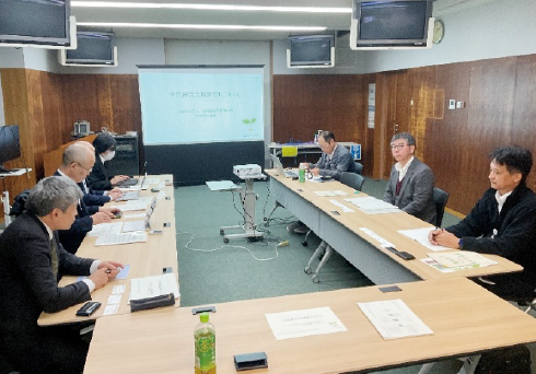 宮崎県産業振興機構ヒアリング調査(NISTEP撮影)