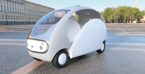 ティアフォーとパートナー企業で開発した完全自動運転EV「マイリー」 出典：加藤氏御提供資料