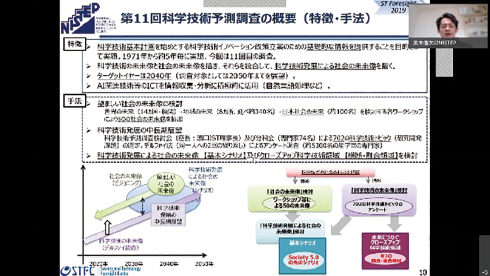 黒木研究官による研究内容の説明