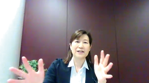 梶原ゆみ子氏(NISTEP撮影)